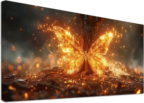 Diamond Painting Grande 80x160cm, 5D Diamond Painting Adultos Mariposa, DIY Manualidades Adultos SueñO, Cuadro Diamantes Punto de Cruz Cristal Bordado, Pintura de Diamante para Decoración Hogar 8-1889