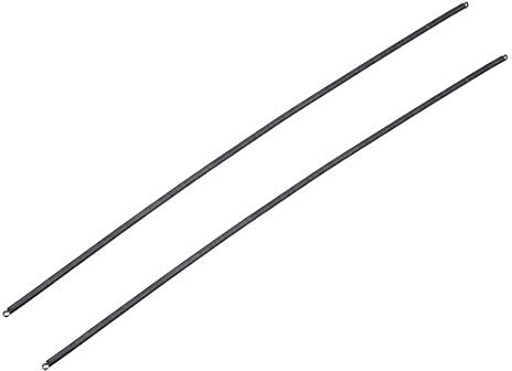 sourcing map Ressort de Traction Ressort de Tension Ressorts d'Extension 0.4mm Fil Dia, 3mm OD, 300mm Libre Longueur Ressort Acier Petit Double Crochet 2pcs