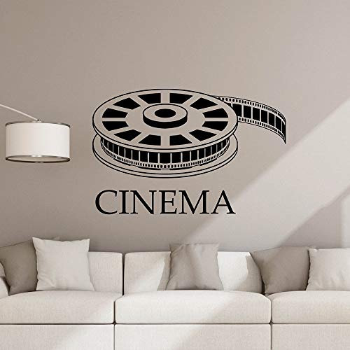 NSRJDSYT Calcomanía de Pared de Cine, póster de película, Cartel de Cine en casa, Cita, Pegatinas de Pared, Tira de película, decoración de vídeo, Regalo, Pegatina de Vi 88x57cm