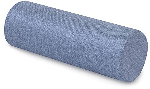 Spatium Palettenkissen Set abnehmbar Bezug wasserdicht Kaltschaum Palettenauflage Palettenpolster Palettenmöbel (Hellblau Rollenkissen 20x60cm)
