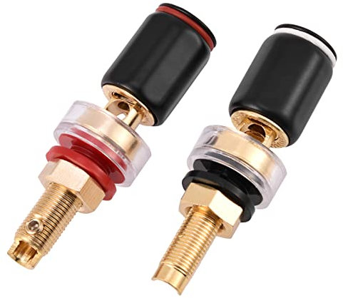 borne de conexión Terminal de cobre adecuado para altavoz para clavijas banana de 4 mm
