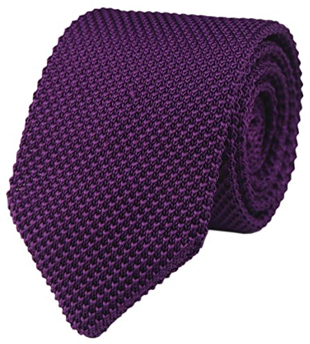 Rosiika Cravatta da uomo in maglia sottile elegante formale design base vintage modello misto casual 6,1 cm cravatta