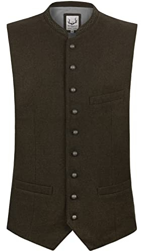 Stockerpoint Devito Gilet traditionnel pour homme, Forêt, 50