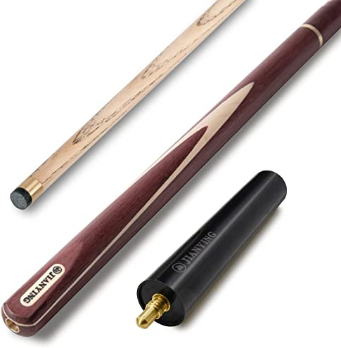 AONETIGER Billard Queue 145cm Eschenholz 3 Teilig Spitzen 10mm Mit Zubehör Verlängerung Tasche/Koffer Set Zu Wählen 57 Profi Snooker Pool Cue Sticks