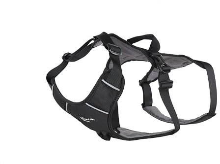 Mountain Paws 3-Strap Dog Harness | To Fit Chest Sizes 46–108cm, With Central Grab Handle And Reflective Piping