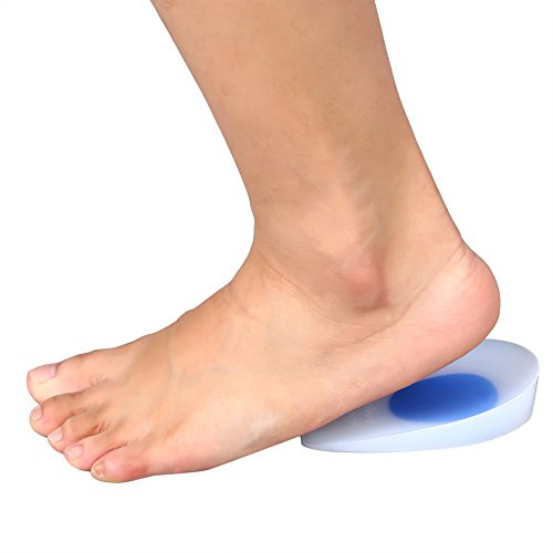 1 Paio di Coppe per Tallone in Gel, Cuscinetti per Tallone in Silicone per Fascite Plantare, Cuscinetti per Scarpe in Gel per Sollevatori per Scarpe, per Fascite Plantare Sperone