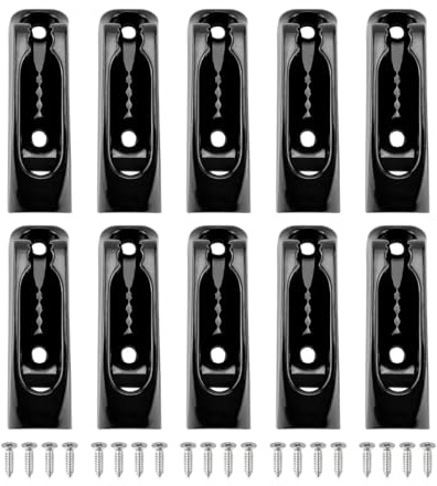 ZONADAH 10 Stück Seilklampen, Nylonklampen, selbstsichernde Seilschnurspanner, Läufer, Seilklemmen, Klampen, Kordelsperre für Sicherheit im Freien, Kanufahren, Kajakfahren, Surfen, Bootszubehör