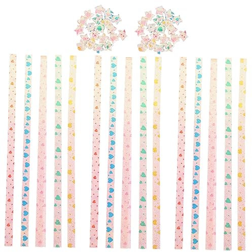 HAPINARY 400 Stück Sternpapierstreifen Sternfaltpapier Origami-papier Für Basteln Papierstreifen Für Sterne
