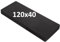 OutStep Cojín para banco de lino, cojín reforzado y transpirable para interiores, cojín para banco de alta densidad con parte inferior antideslizante (negro, 120 x 40 x 5 cm)