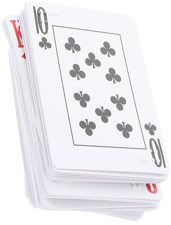 Warmhm Große Braille Spielkarten Für Sehbehinderte wasserdichte Tragbare Spielkarten Mit Taktilen Markierungen Für Verschiedene Kartenspiele Hilfsmittel Für Blinde Und Sehbehinderte Menschen