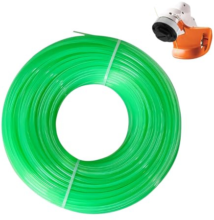 Fadenkopf für Motorsense, Fadenspule Rasentrimmer, C3-2 Trimmerkopf, Rasentrimmer Ersatzteile Mähkopf, Rasentrimmer Spule Mähfaden, Fadenspule Ersatz für Stihl FSA 57,FSE 52,FSA57,FSE52 (Mähfaden)