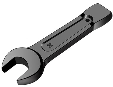 Rdxanc Multifunctional Open Ended Straight Handle Single End Wrench Heavy Duty Large Wrench Automotive Maintenance Hand Tool