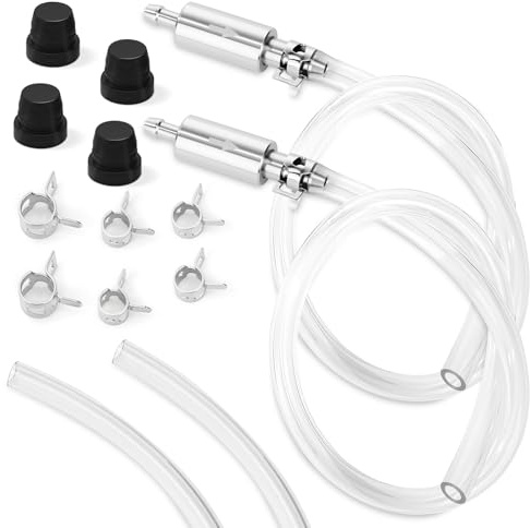 saerryor Brake Bleeder Kit One Way Check Valve Hose Car Motorcycle Truck | One Way Check Valve Brake Bleeder Hose Kit, Universal Bleeding Tool for Car Motorbike Truck