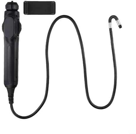 Telefono OTG Industrial Boroscope Modello S43 con Obiettivo Singolo 8mm, Rotazione di 360 Gradi, Risoluzione HD 2MP, IP67 Impermeabile, 8 Luci LED e 2 Metri Cavo per Ispezione Visiva Tubo