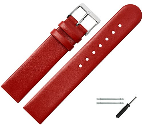 MARBURGER Uhrenarmband 22mm Leder - Werkzeug Montage Set 76122