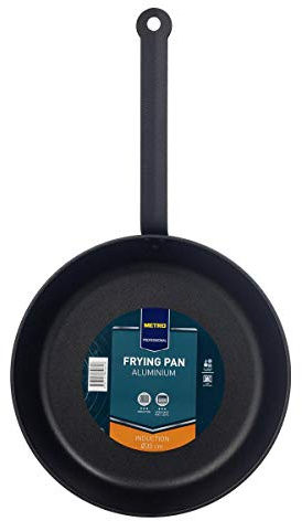 METRO Professional Poêle à frire en aluminium Ø 24 cm, Poêle à frire en aluminium Ø 36 cm (30 cm)