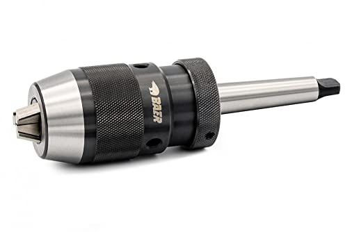 BaerCoil BAER Bohrfutter mit Kegeldorn DIN 238 0,2-13 mm - Kegeldorn: MK 2 - Qualitätsbohrfutter - Bohrhammer - Bohrkopf - Spannfutter - Schnellspannfutter