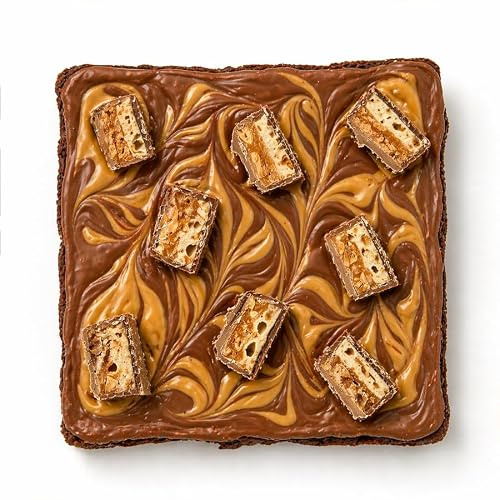 Peatnut Butter Letterbox Brownies Gift Box (Serves 9) – Handmade Chocolate Treat – Post Friendly Gift by bakerdays
