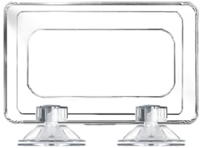 Fischfutterring, 1 Stuck Transparent Acryl Aquarium Futterspender, Quadratisch Food Feeder Feeding Ring mit Saugnapf für Aquarien