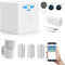 Kit antirrobo para casa inalámbrico, alarma para casa inalámbrica WiFi, sistema de seguridad doméstica con aplicación inteligente, sistema con sensores de puertas y ventanas, aviso de falta de
