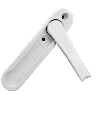 Manilla Ventana Aluminio Manija de ventana oculta de aleación de Zinc blanca/negra, accesorios de Hardware for Windows, manija de pantalla con tornillos de acero inoxidable Manillas con cerrojo para v