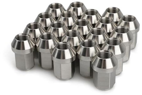 PUNICS 20 Stück Radnabenmuttern Nachrüst-Radmuttern M14*1,5 M12*1,5 M12*1,25 19HEX 35mm Edelstahl Mit Hülse Reifenschrauben Radmuttern Außenteile Radnabenmuttern (Color : M12x1.25)