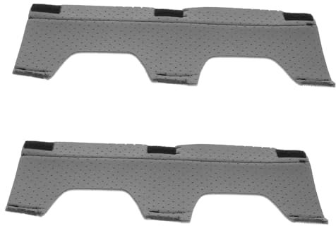 Hohopeti 2 Stück Wiederverwendbare Schweißbänder Aus Kunstleder Und Schwamm Für Schutzhelme Atmungsaktives Helmfutter in Grau Kompatibel Mit Meisten Bauhelmen Waschbar Und Schweißableitend