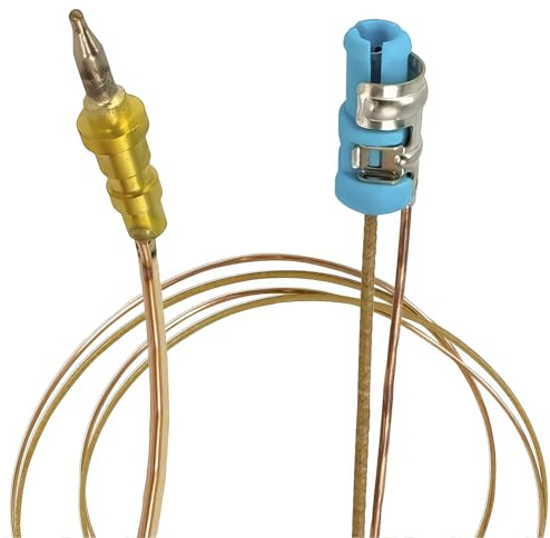 Termocoppia Sicurezza Cucina a Gas 800 mm C00311051 per Indesit | 481010566187 481213838004 per Whirlpool - Garanzia di 10 Anni - MONTERAL
