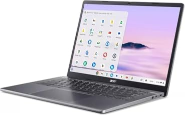 acer Chromebook Plus 514 - Laptop táctil WUXGA de 14 pulgadas, Ryzen 3-7320C, 8GB, SSD de 256 GB CB514-3HT-R8C2, funda protectora incluida