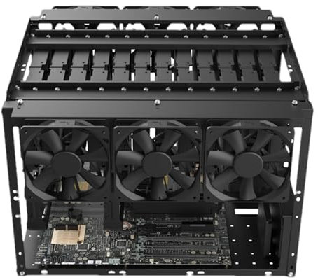 Caja De Ordenador De Marco Abierto, Caja De PC De Marco Abierto | Caja De Ordenador Con Marco Para PC,Banco De Prueba Al Aire Libre, Apilable, Soporte De Rack, Chasis De Mesa,