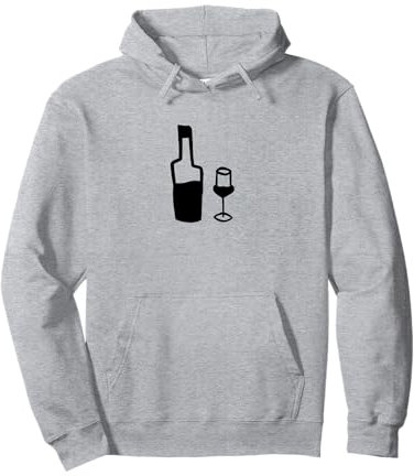 Bouteille et verre Grappa Sweat à Capuche