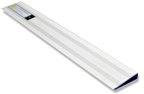 YLLSMGS Schwellenrampe 0,8-2,4 Zoll Steigung Leichte Rollstuhlrampe Verstellbare Schwellenrampe mit 881 Pfund(75 * 10 * 2cm/29.5 * 3.9 * 0.8in)