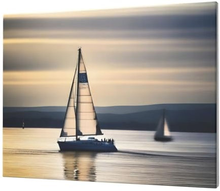 POEZJZW Leinwand-Poster, glatte Segeln, moderne Dekoration, Bilder für Wohnzimmer, Schlafzimmer, Büro, ungerahmt (30 x 40 cm)