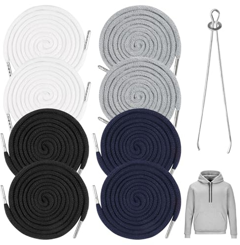 8 Stück Kordel für Jogginghose, 130cm, Baumwolle