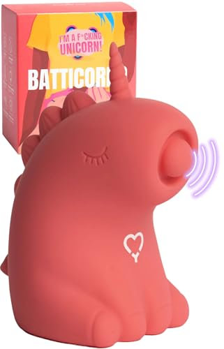 MySecretCase Einhorn Auflege Sexspielzeug mit Leckfunktion - Mini Vibrator für Frauen, Licking Klitoris Stimulator, Kitzler Vibration fur die Frau, Leckende Zunge Damen Sextoy (Lecken)