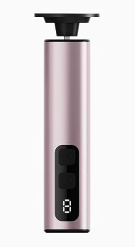 Daakro 2 in 1 Hornhautentferner Elektrisch, Rosa Fuß Hornhautentferner Set mit 9 einstellbaren Geschwindigkeiten, FR10 Schnurlose Fußfeile mit wiederaufladbarem Design für Fuß- und Handpflege