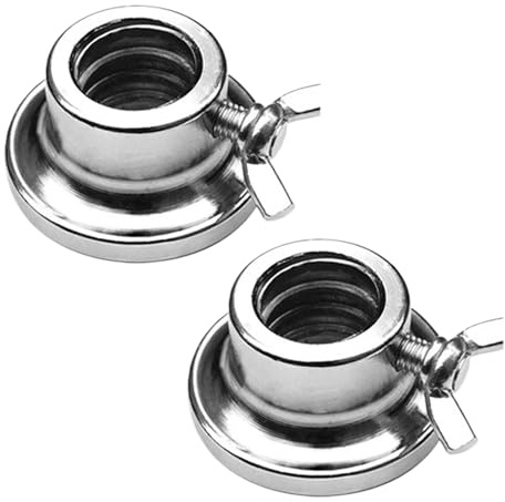 Weight Clamps for Barbell 1 Inch Barbell Clips, Casting Iron Screw Clamp