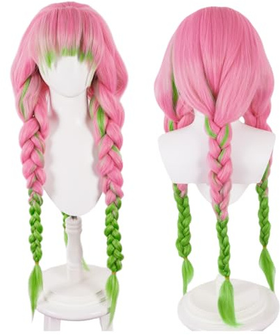 Sniivoo Peluca de cosplay Peluca larga trenzada para fiesta de Halloween