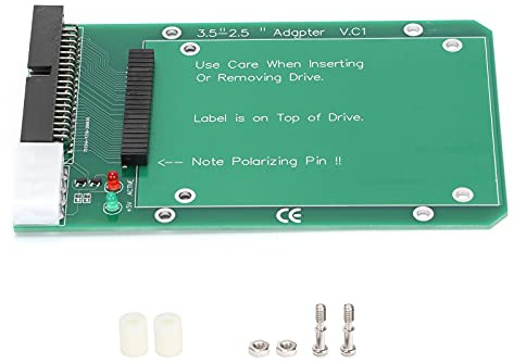 Adaptateur IDE vers PATA avec Conception Anti-Retour, Carte de Conversion de Port pour Ordinateur Portable 44 Broches vers Ordinateur de Bureau 40 Broches pour la Sauvegarde et Le