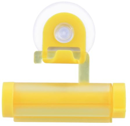 Presse-tube Plastique Roulettes de Mural à Ventouse Dentifrice | Design Ergonomique et Gain de Place, Fixation Puissante, Compatible Tous les Tubes, Usage Salle de Bain
