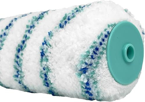 Axus Decor Pro-Finish Roller, Long Pile (Blue Series) Ultra Fine Finish for Professional & DIY Projects, Ideal for Uneven Walls & Ceilings, Super Soft Fabric,Compatible with Double Arm Frame 12/305mm