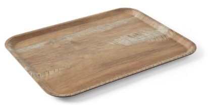 HENDI Serveringsbricka Med Träutseende Tryck, 370X530Mm, 1, Oak