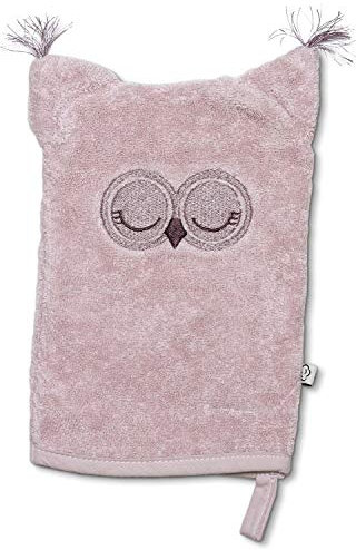 PIPPI Unisex-Baby Organic wash Cloth Swimwear Cover Up, Hellrosa, 14x21