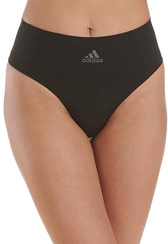 Adidas Sports Underwea Sömlös stringtrosa för kvinnor, svart, M