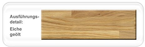 expendio Esstisch Bennet Verschiedene Varianten Holztisch Wangentisch Eckbanktisch Massivholztisch, Holzart:Eiche Natur geölt, Größe:130 x 90 cm