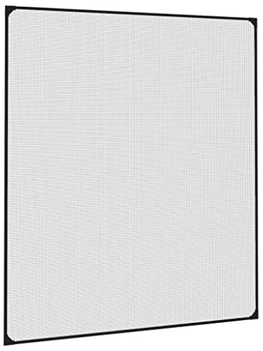 vidaXL Magnet Insektenschutz für Fenster, Magnet Fliegengitter Zuschneidbar, Mückenschutz mit Klebeband, Mückengitter Moskitonetz, Anthrazit