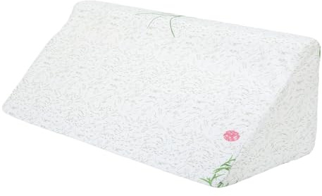 Tbest Seitenkeilkissen für den Schlaf, Bettkeilkissen, Reduziert Rückenschmerzen, Waschbar, R-förmiges Klappkissen für Bettlägerige Patienten, 60 X 25 X 20 cm, Heimtextilien für den