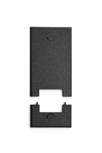 Rolladengurt Abdeckung Lochabstand 105mm, Gurtwickler Abdeckung Montage ohne Gurtausbau, DIY, Blende,Cover,Strukture (Schwarz)