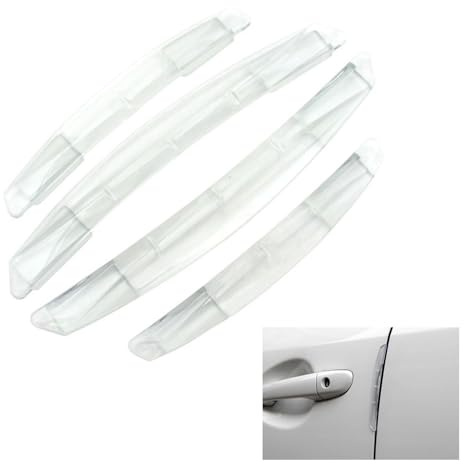 Srvauyea 4 Pièces Protection de Bord de Porte Auto, Bord Porte Voiture Bandes Protection Anti-Rayures, Pare-Chocs Protection Portiere Voiture, Bandes de Protection pour Portières de Voiture