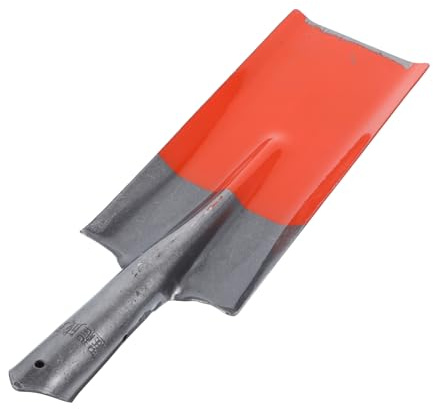 SUPVOX Pelle de Jardin en Fer Solide Manche Orange Ergonomique, Outil de Jardinage pour Travaux de Jardin Économisant L'énergie Bavures